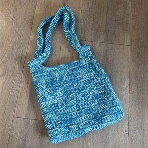 Small handmade crochet tote